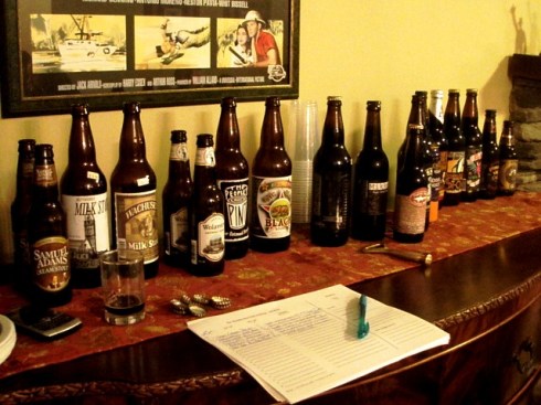 Stouts: Mid-Tasting